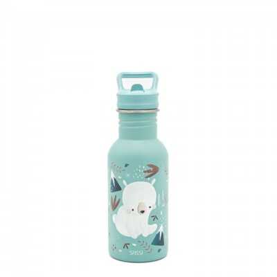 Borraccia in acciaio inox da 500 ml - Orso Munchy - BORRACCE - Borraccia in acciaio inox da 500 ml - Orso Munchy - BORRACCE -