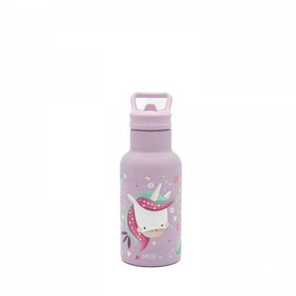 Borraccia termica in acciaio inox da 350 ml - Unicorno Sparkly