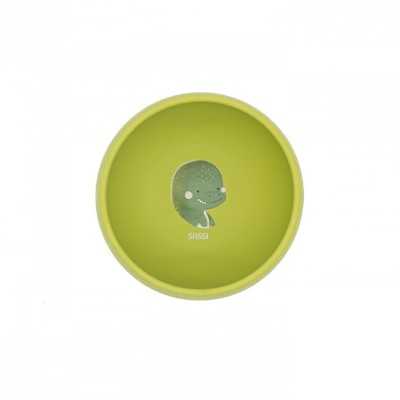 Ciotola con ventosa in silicone - Dinosauro Cracky - POSATE E SET PAPPA - Ciotola con ventosa in silicone - Dinosauro Cracky - POSATE E SET PAPPA -