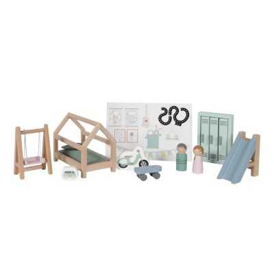 Set Casa delle Bambole Stanza dei Bambini - GIOCHI IN LEGNO - Set Casa delle Bambole Stanza dei Bambini - GIOCHI IN LEGNO -