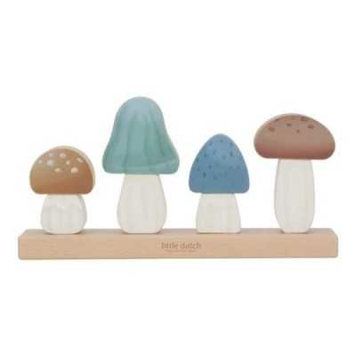 Puzzle di impilamento funghi - Forest Friends - GIOCHI IN LEGNO - Puzzle di impilamento funghi - Forest Friends - GIOCHI IN LEGNO -