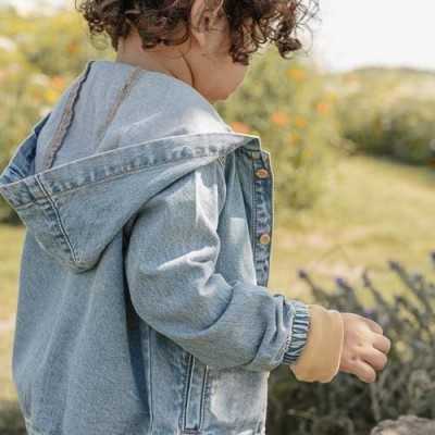 LITTLE DUTCH-Cardigan con cappuccio Denim - CARDIGAN E GIUBBOTTI - LITTLE DUTCH-Cardigan con cappuccio Denim - CARDIGAN E GIUBBOTTI -