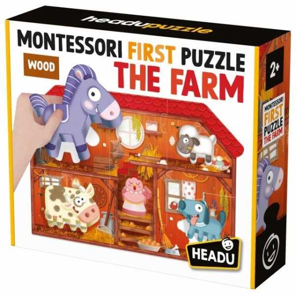 HEADU- MONTESSORI FIRST PUZZLE THE FARM