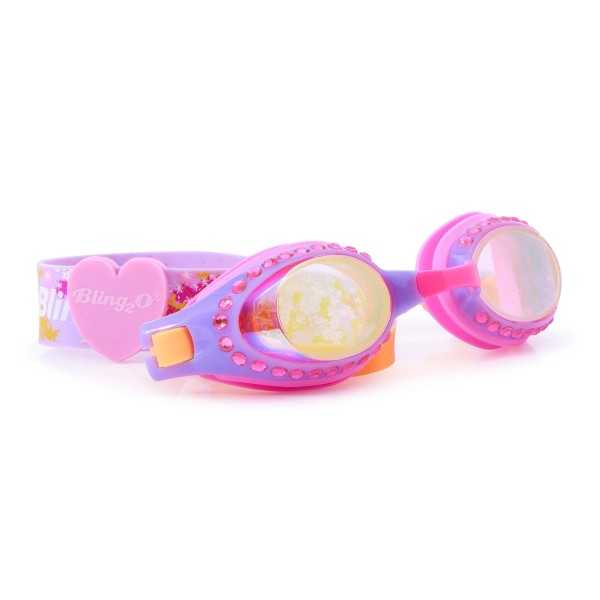 BLING20-OCCHIALINI DA NUOTO strass glitterati Purple Rain