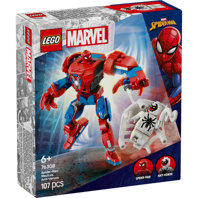 LEGO-SUPER HEROES MECH DI SPIDER-MAN CONTRO ANTI-VENOM - COSTRUZIONI - LEGO-SUPER HEROES MECH DI SPIDER-MAN CONTRO ANTI-VENOM - COSTRUZIONI -