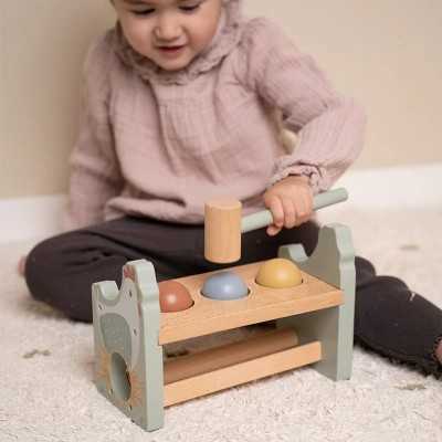 -LITTLE DUTCH-Cesto panca con palline Little Farm - Home -LITTLE DUTCH-Cesto panca con palline Little Farm - Home