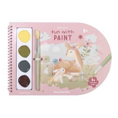 -LITTLE DUTCH-libro di pittura Fairy Garden -LITTLE DUTCH-libro di pittura Fairy Garden