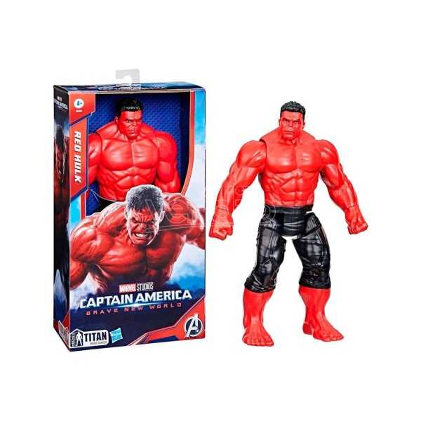 Marvel Avengers Captain America Brave New World Titan Hero Red Hulk