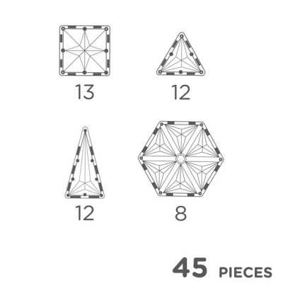 CLEVER CLIXX-Geo Pack Pastello | 45 pezzi CLEVER CLIXX-Geo Pack Pastello | 45 pezzi