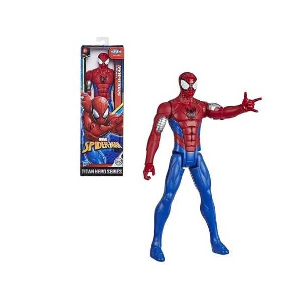 MARVEL SPIDERMAN TITAN HERO SERIES 30 CM ARMORED SPIDERMAN BLAST GEAR HASBRO