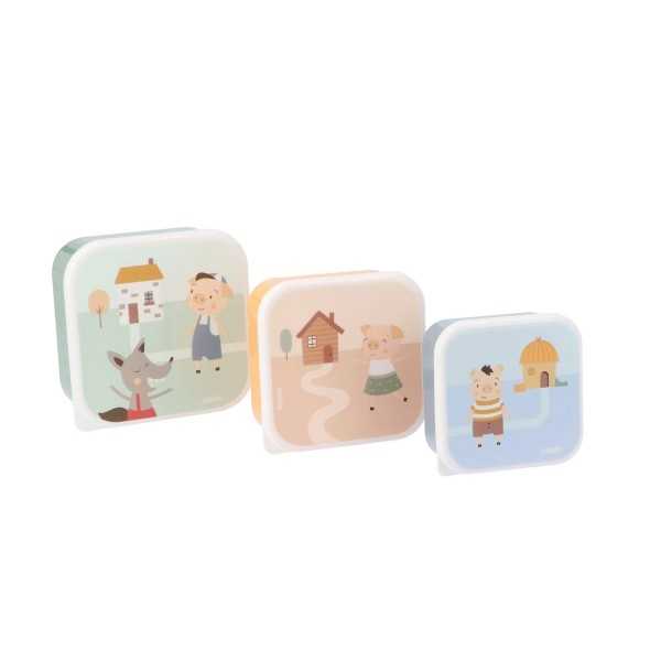 TUTETE-3 Scatoline Snack Tutete The Three Little Pigs