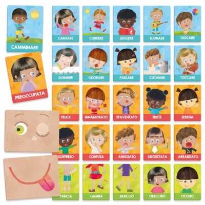 HEADU-Flashcards Montessori Emozioni e Azioni