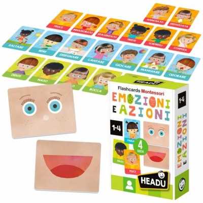HEADU-Flashcards Montessori Emozioni e Azioni